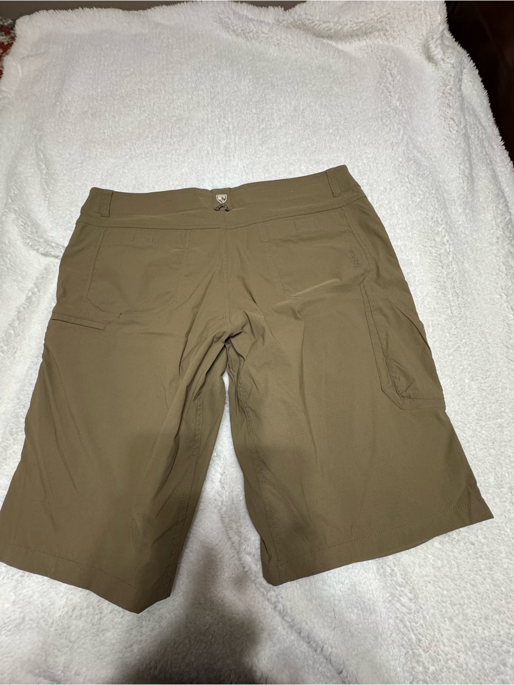 Men’s Stretch Cargo Shorts in Olive Brown